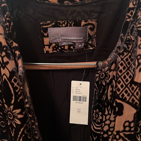 Anthropologie The Somerset Maxi Dress Velvet Edition Size XS - Picture 6 of 14